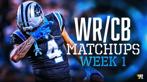 Week 1 WR/CB Matchups Impacting Fantasy Football: Ladd McConkey, Tetairoa McMillan & More